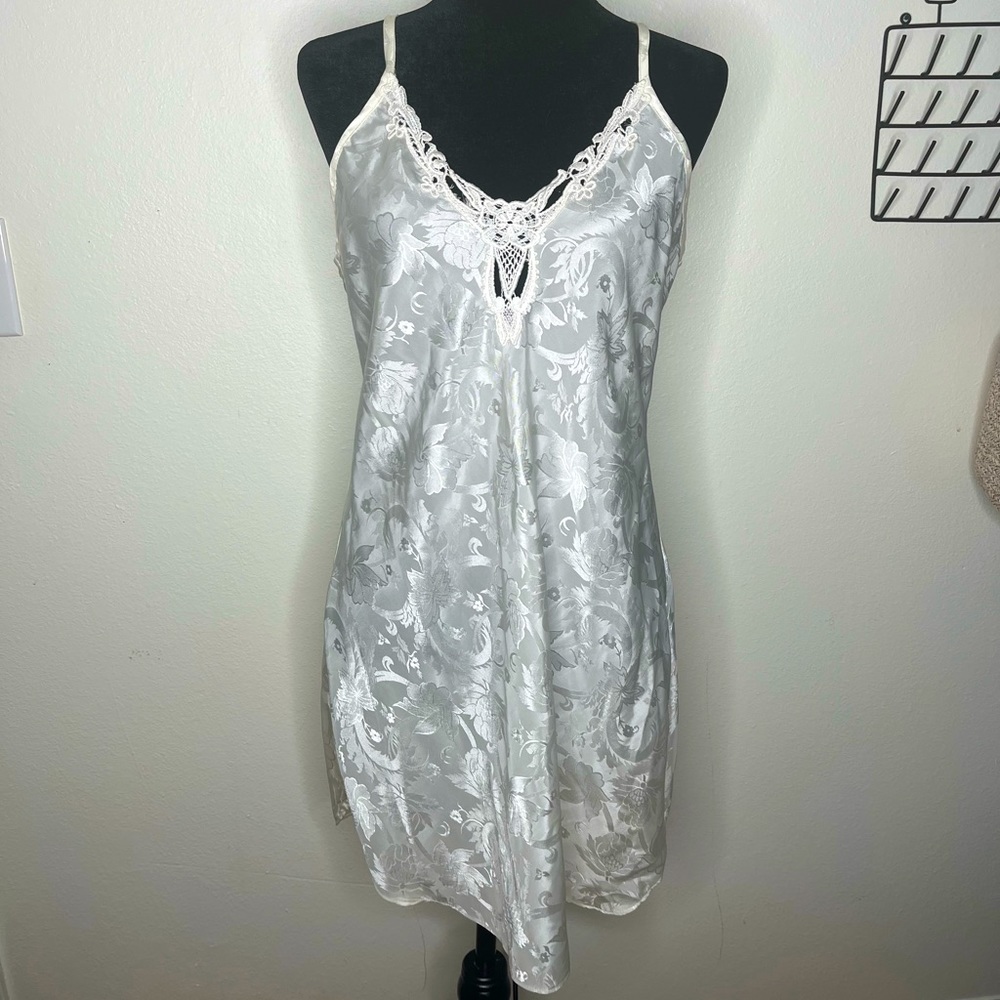 Kathryn Satin white slip